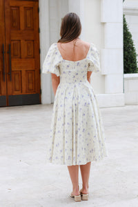 Marie-Claire Cotton Midi Dress