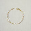 18k Gold Filled Sideway Baguette Tennis Bracelet
