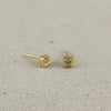 18k Gold Filled Mini CZ Square Stud Earrings