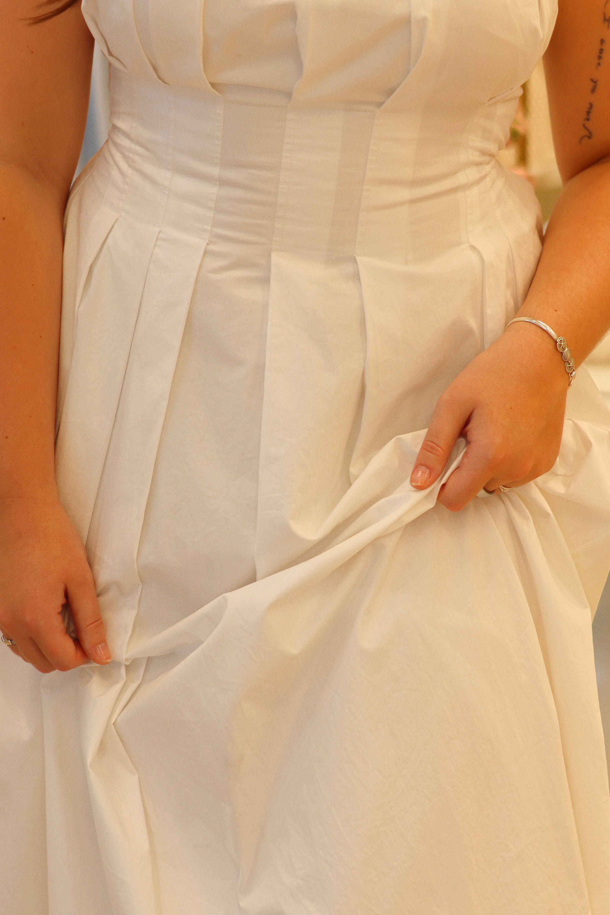Courtney Pleated Midi Dress