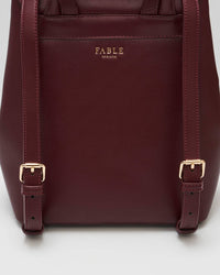 Laura Small Backpack in Burgundy