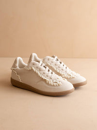 The April Lace-Trimmed Sneaker