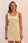 Simone Embroidered Mini Dress