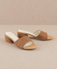 The Paloma Brown | Low Heeled Sandal