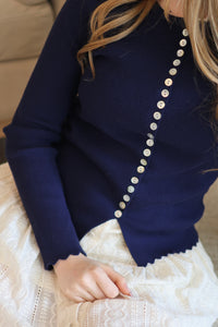 Clarissa Button Knit Cardigan