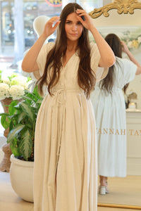 Glenna Pleated Midi Dress