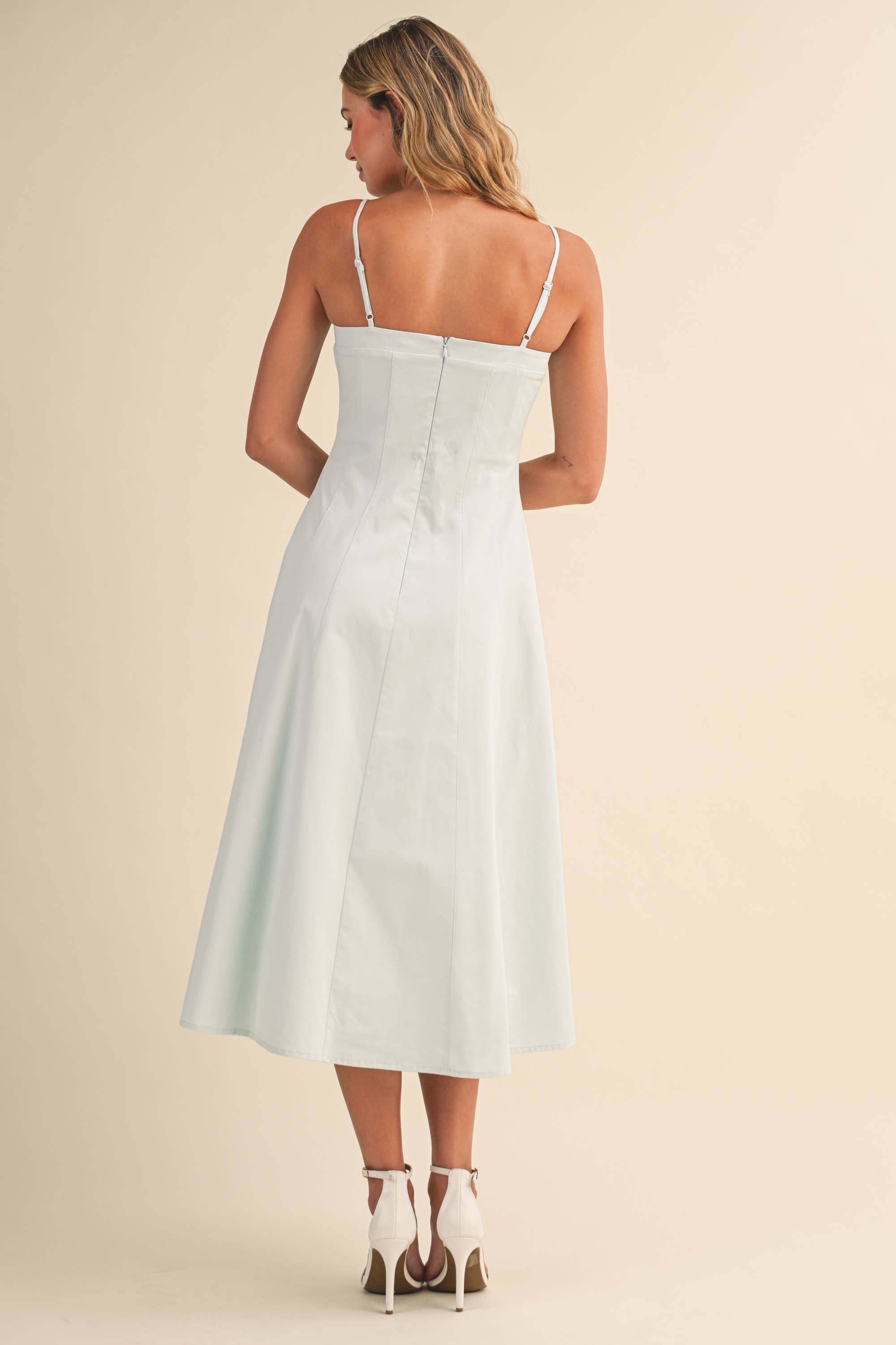 Sarah Mae Summer Cotton Midi Dress