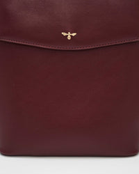 Laura Small Backpack in Burgundy