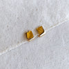 18k Gold Filled Square Clicker Earring