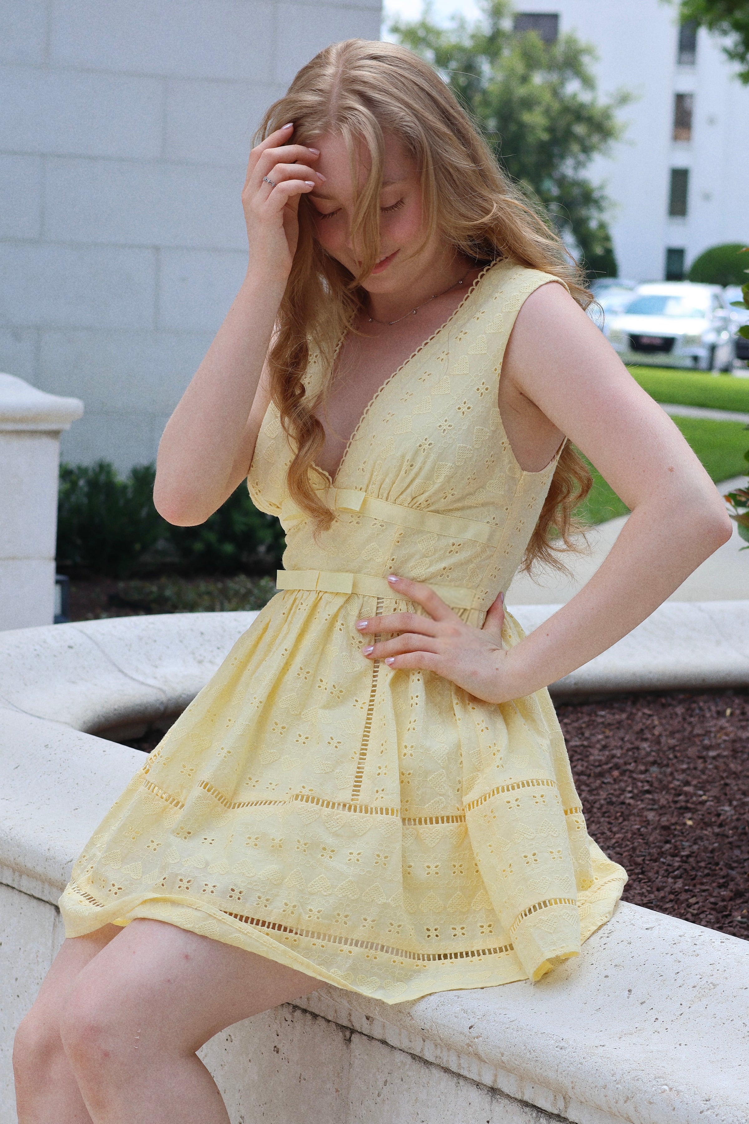 Brittan Cotton Mini Dress