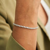 Silver Diamond Tennis Bracelet