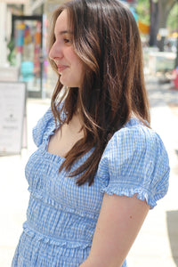 Alice Gingham Tiered Maxi Dress