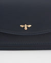 Fable Running Bunny Navy Shoulder Purse