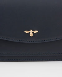 Fable Running Bunny Navy Shoulder Purse