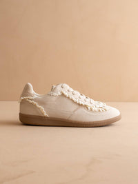 The April Lace-Trimmed Sneaker
