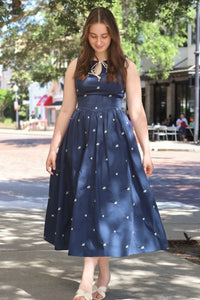 Rebecca Cotton Midi Dress