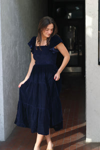 Anne Velvet Holiday Dress