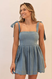 Meghan Denim Mini Dress