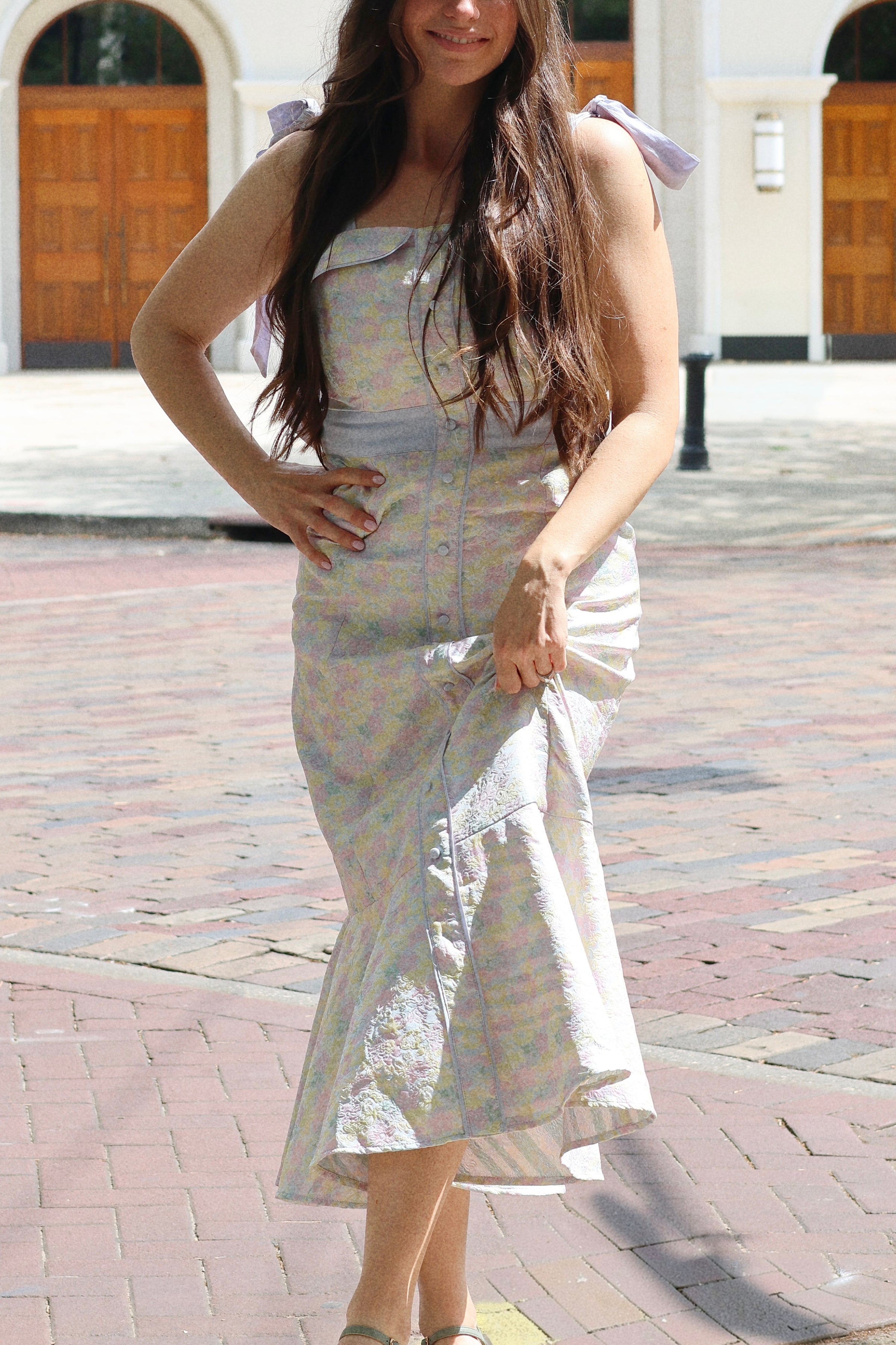 Corinne Spring Midi Dress