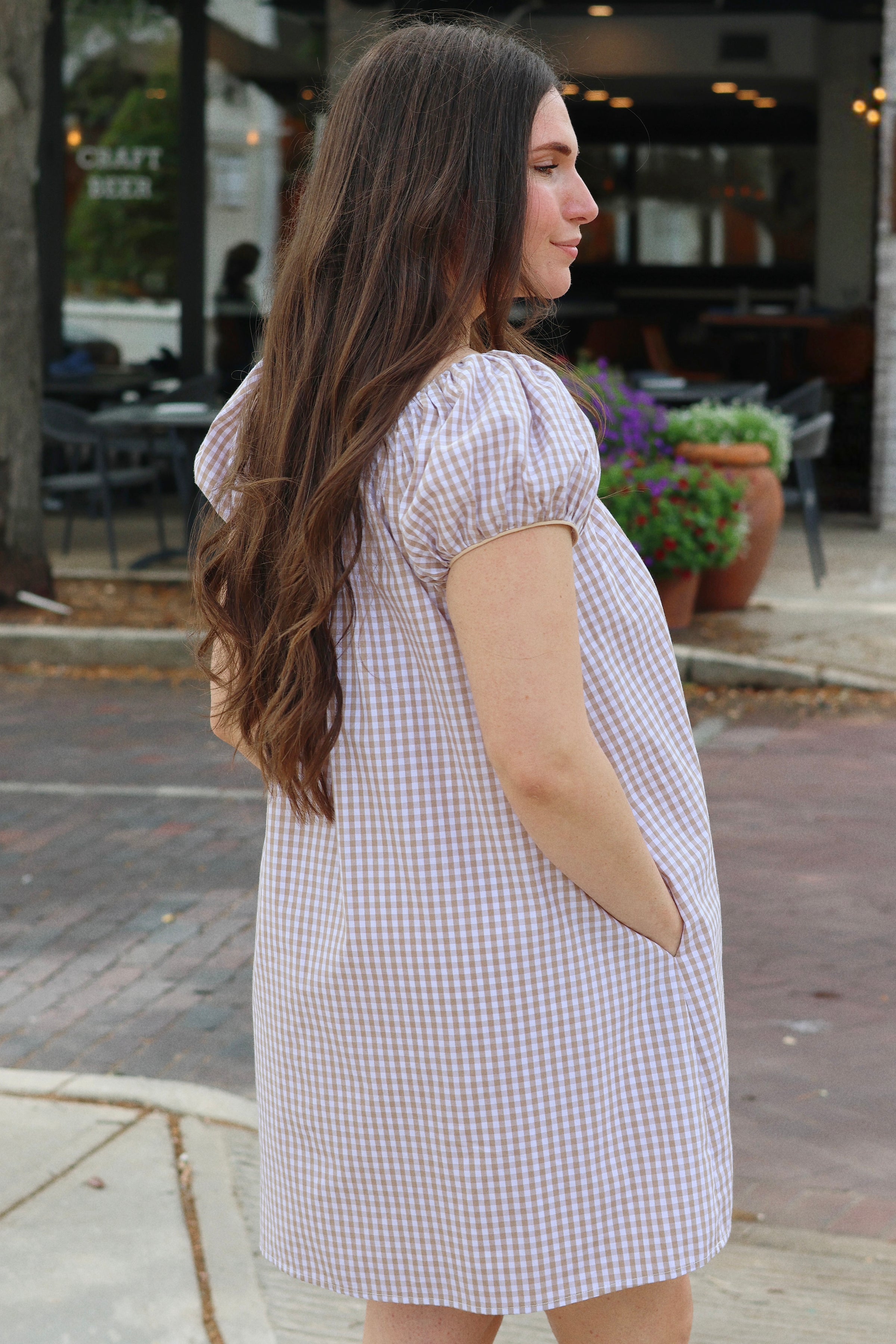 Katie Gingham Mini Dress
