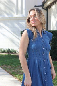 Blair Denim Midi Dress