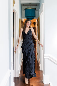 Brielle Satin Maxi Dress