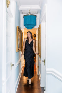 Brielle Satin Maxi Dress