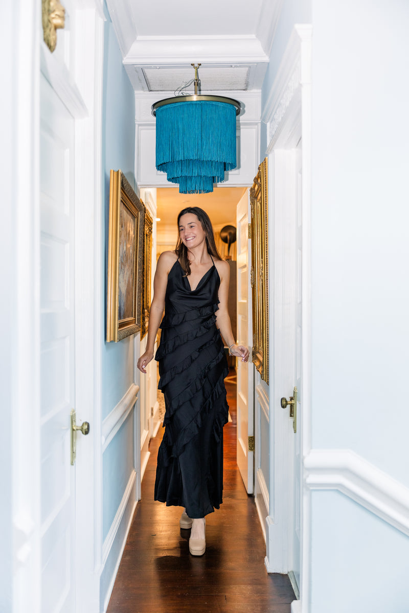 Brielle Satin Maxi Dress