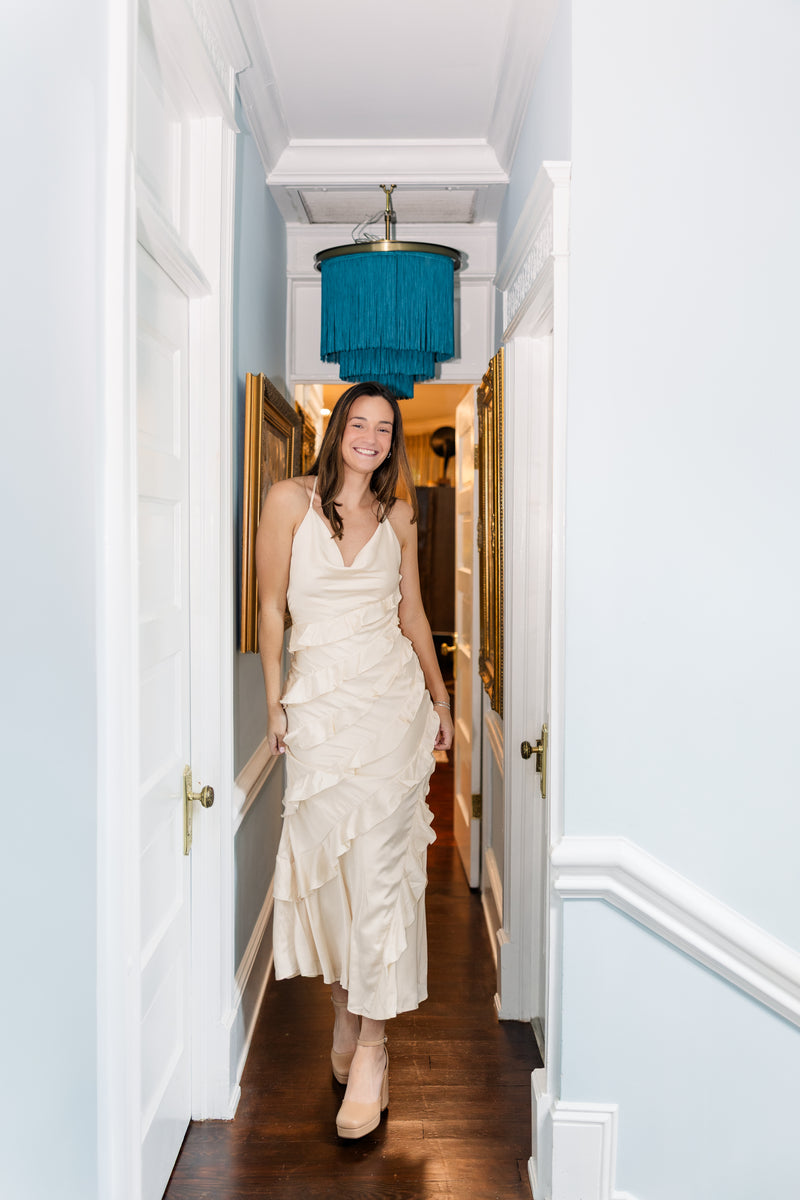 Brielle Satin Maxi Dress