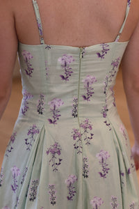 Violette Cotton Spring Midi Dress