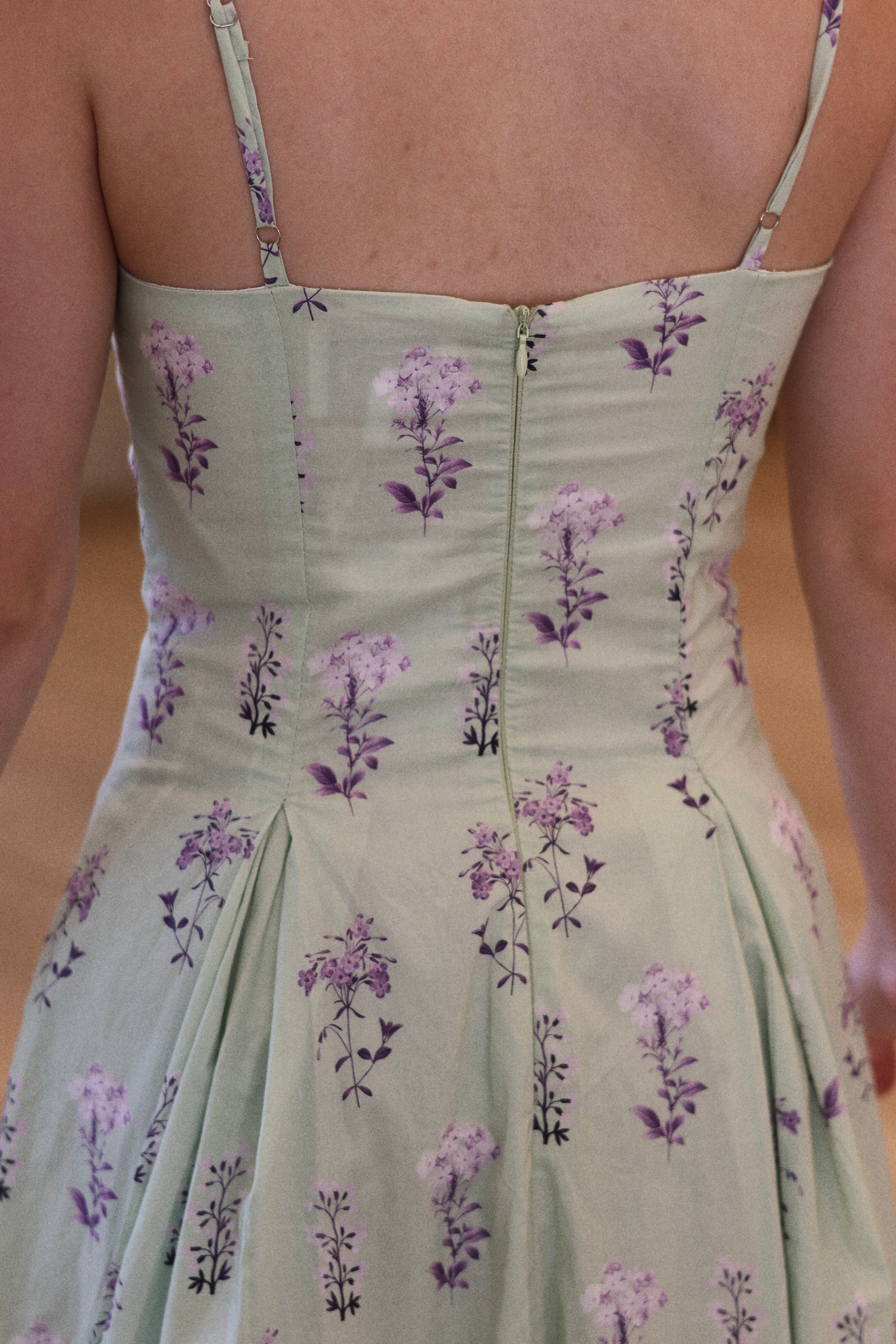 Violette Cotton Spring Midi Dress