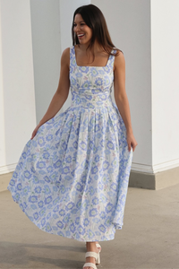 Catherine Cotton Spring Midi Dress