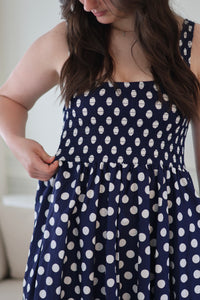 Eileen Polka Dot Maxi Dress