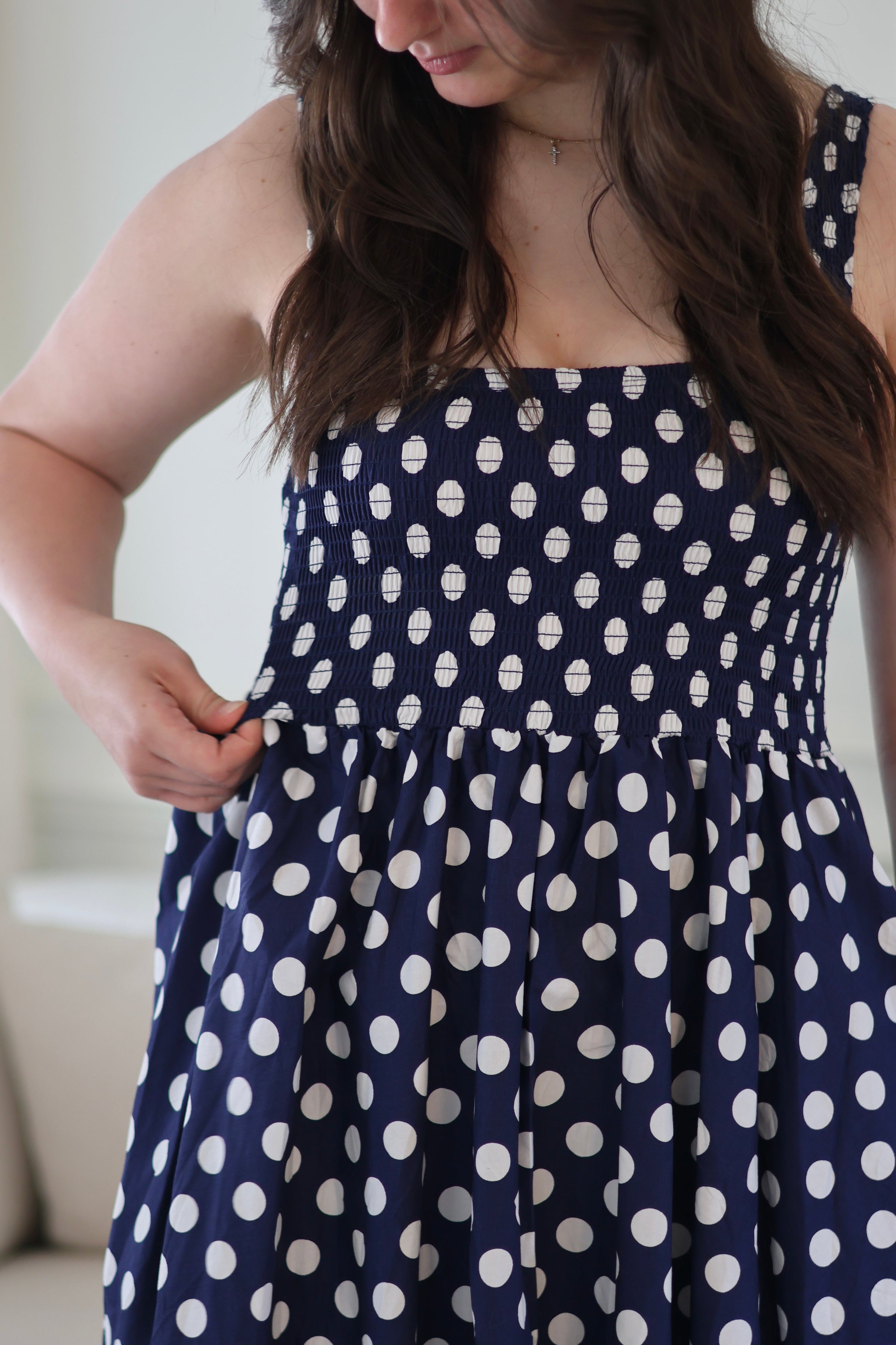 Eileen Polka Dot Maxi Dress