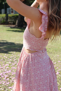 Chelsea Cotton Spring Midi  Dress