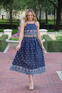 Celia Embroidered Vacation Set