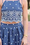 Celia Embroidered Vacation Set