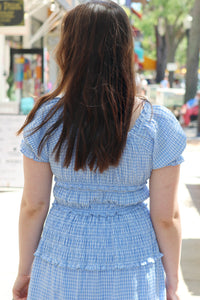Alice Gingham Tiered Maxi Dress
