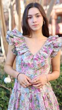 Sadie Floral Midi Dress