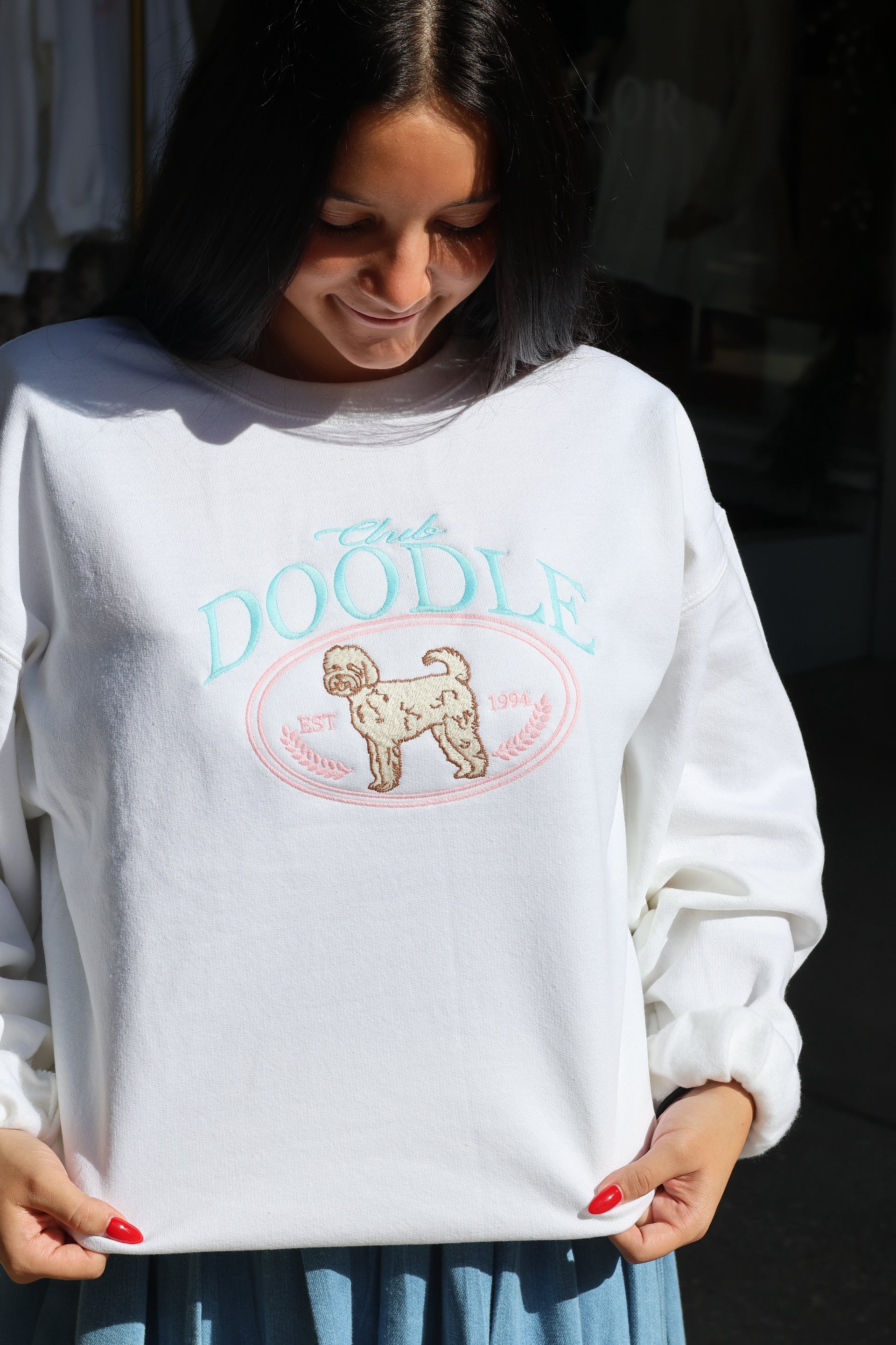 Club Doodle Embroidered Sweatshirt – Savannah Taylor