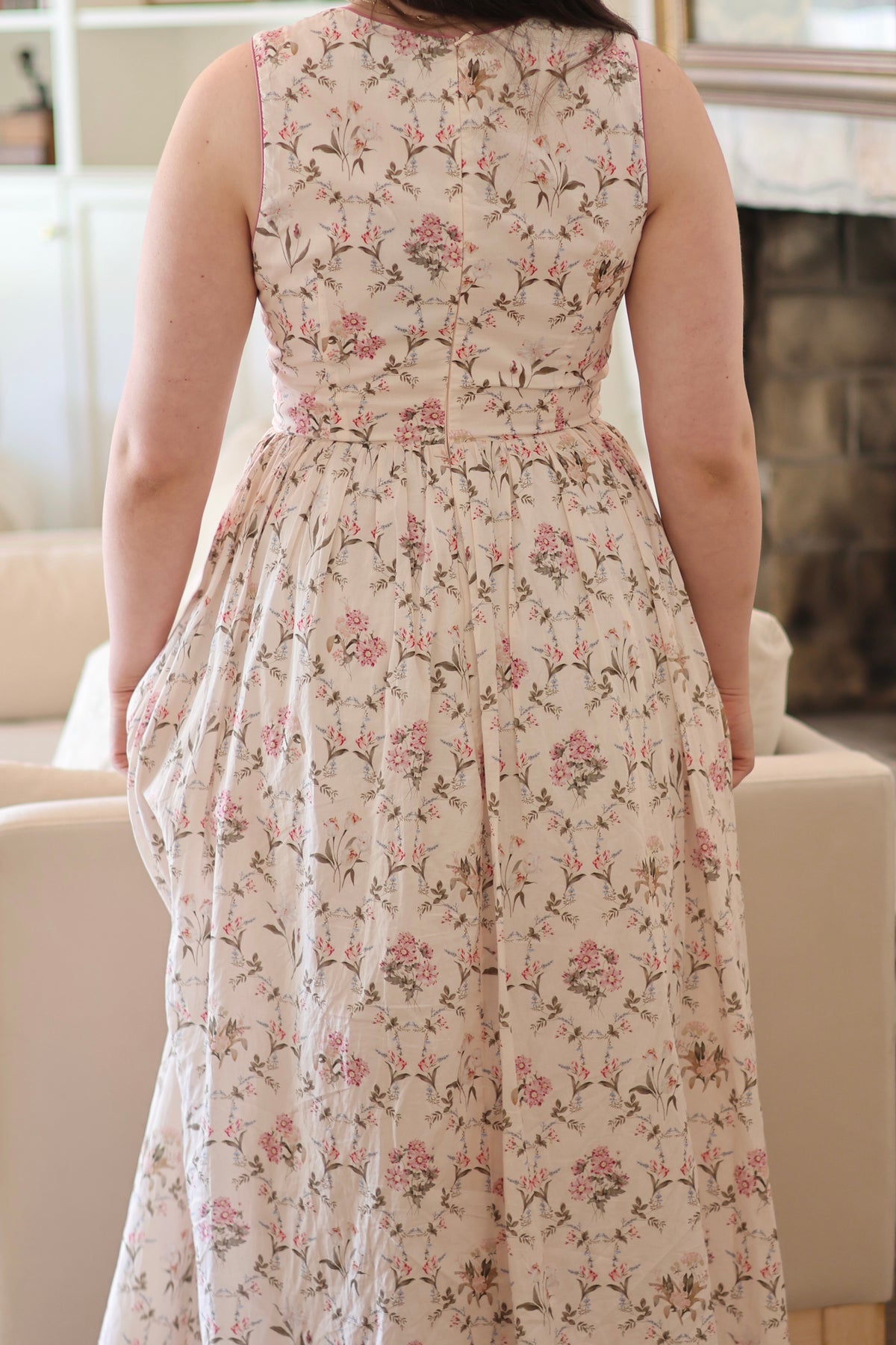 Jane Cotton Midi Dress