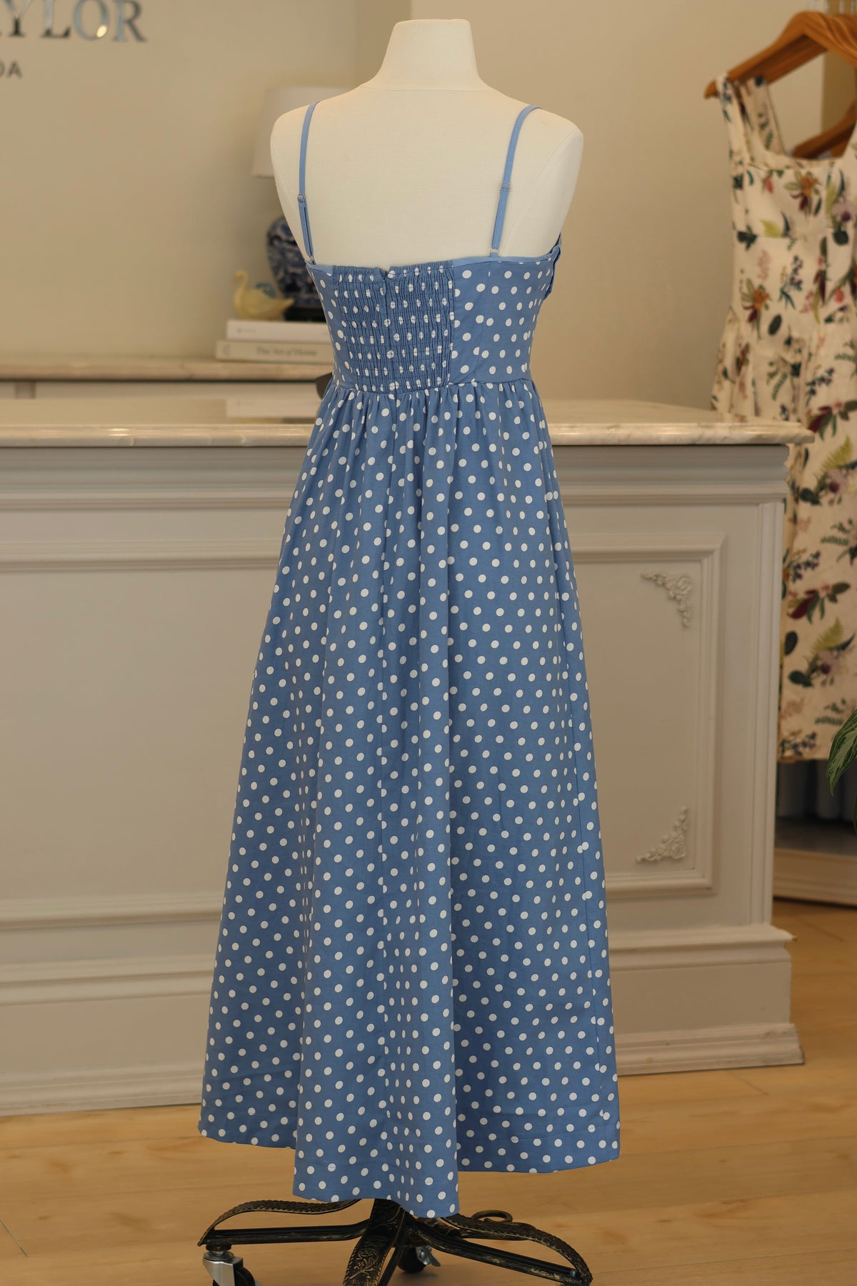 Maribelle Polka Dot Midi Dress