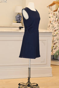 Carol Ruched Denim Dress
