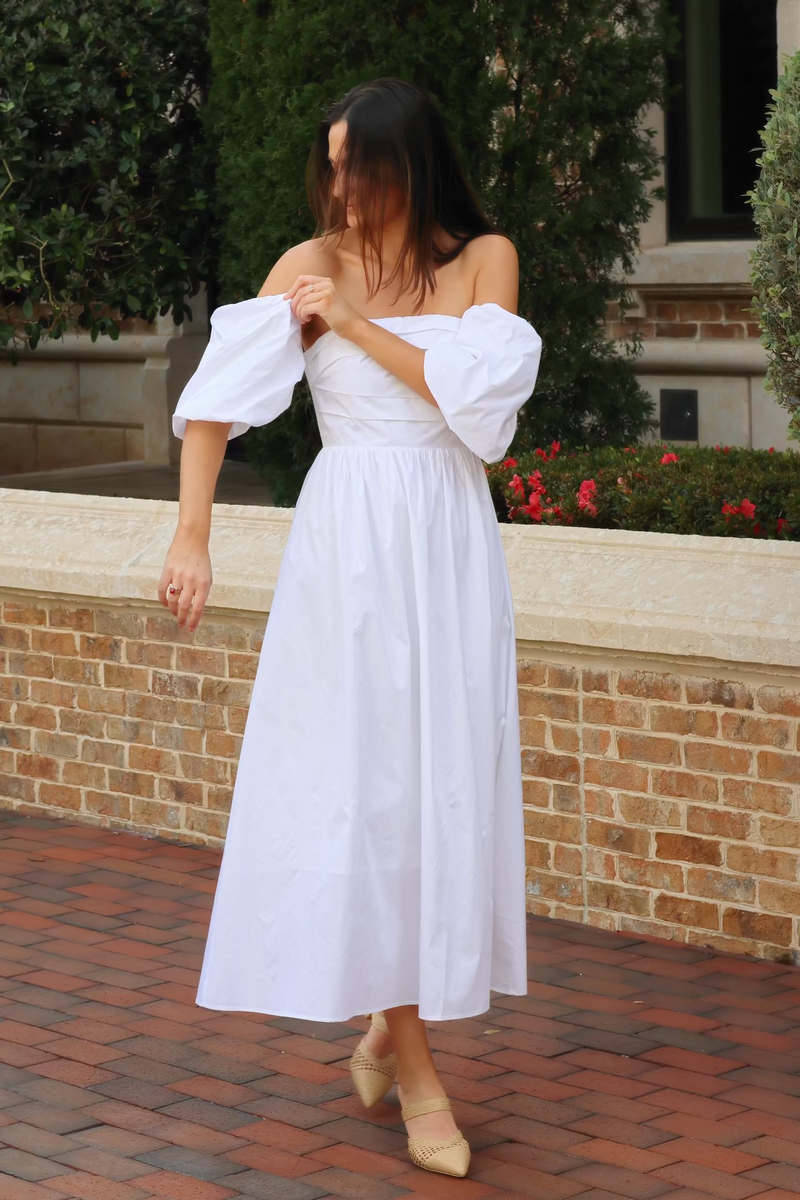 Evelyn Cotton Maxi Dress L Evelyn Cotton Maxi Dress L