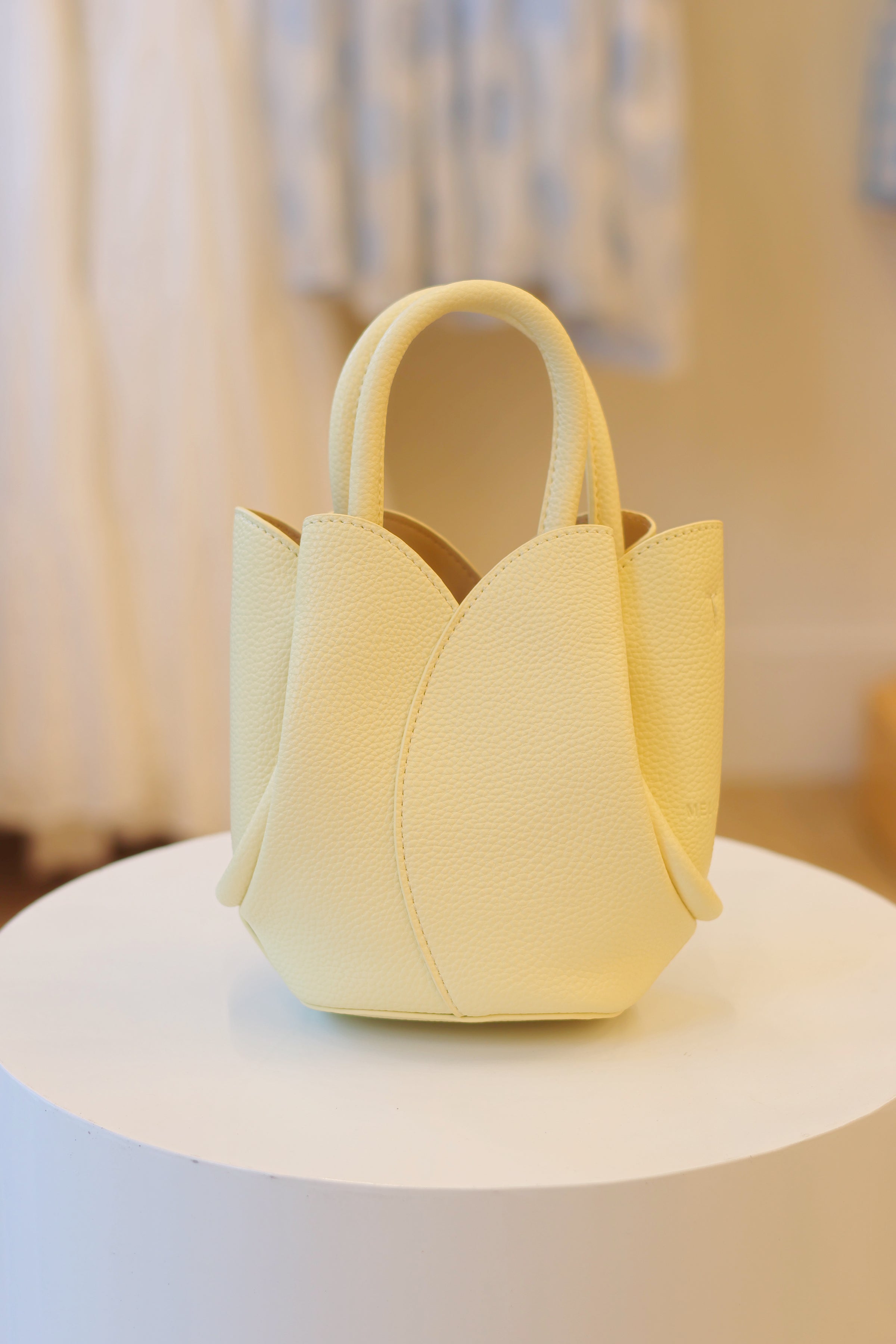 Tulip Yellow Vegan Leather Bag