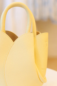 Tulip Yellow Vegan Leather Bag