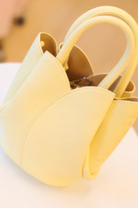 Tulip Yellow Vegan Leather Bag