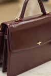 Fable Ruby Cherry Red Structured Medium Tote