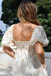 Poppy Smocked Midi Dress
