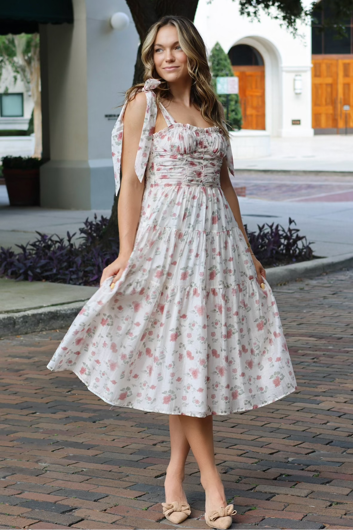 Carinna Party Midi Dress *Savannah Taylor Exclusive* M / Floral